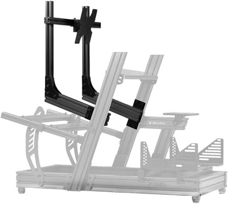 NEXT LEVEL RACING F-GT ELITE DIRECT MONITOR MOUNT - CARBON GREY (NLR-E014), BLACK – TechCure India