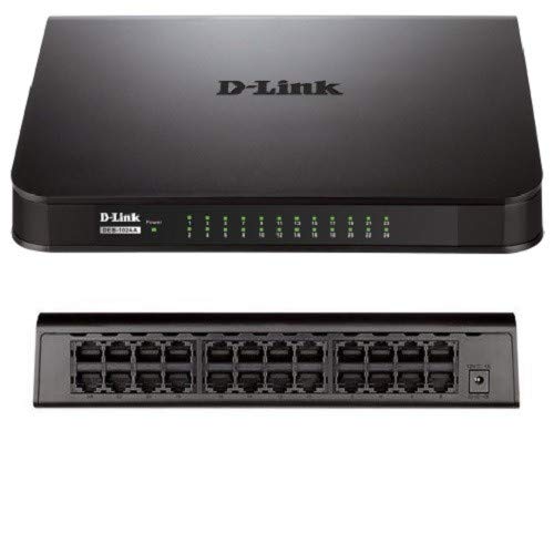DLINK DES-1016A 16 PORT 10/100 MBPS SWITCH, BLACK – TechCure India
