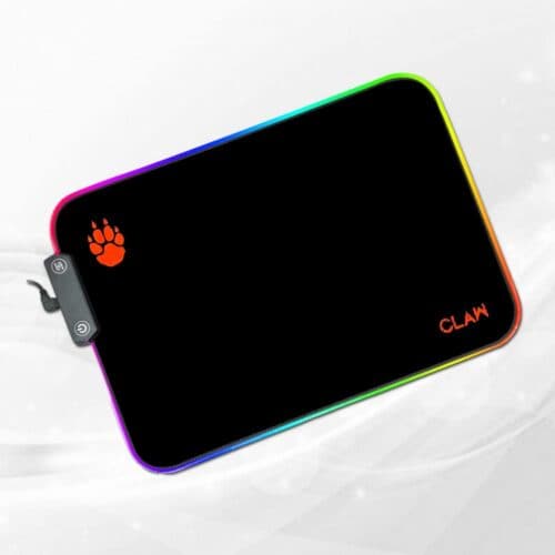 CLAW SLIDE Waterproof RGB Large Mousepad (Black) - 2