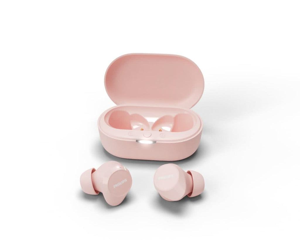 PHILIPS TAT1209PK/00 TRUE WIRELESS EARBUDS, IN-EAR ACTIVE NOISE CANCELLING BLUETOOTH V5.3 EARPHONES WITH MIC, 18H PLAY TIME, SHANK SHAPE, IPX4 – TechCure India