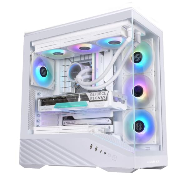 LIAN LI V100 VECTOR ATX MID-TOWER PC CASE , WHITE (G99.V100RW.IN) – TechCure India