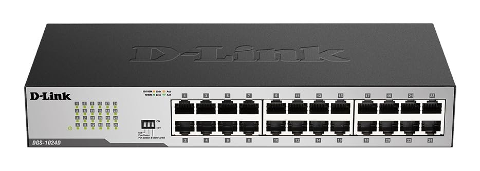 DLINK DGS-1024C 24-PORT GIGABIT SWITCH – TechCure India