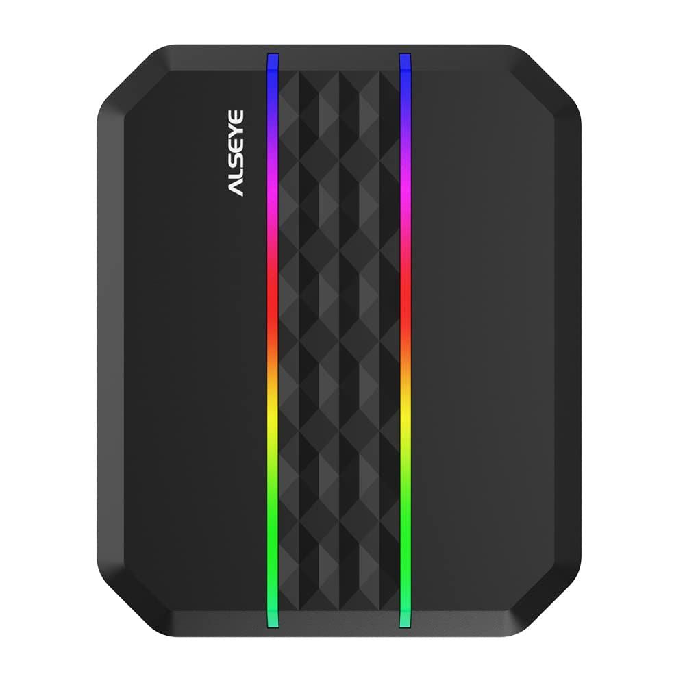 ALSEYE M90 ARGB 92mm Single Tower CPU Air Cooler (Black) - 2