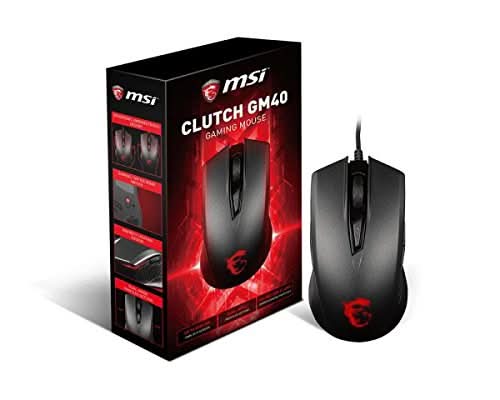 MSI CLUTCH GM40 WIRED GAMING MOUSE - BLACK – TechCure India