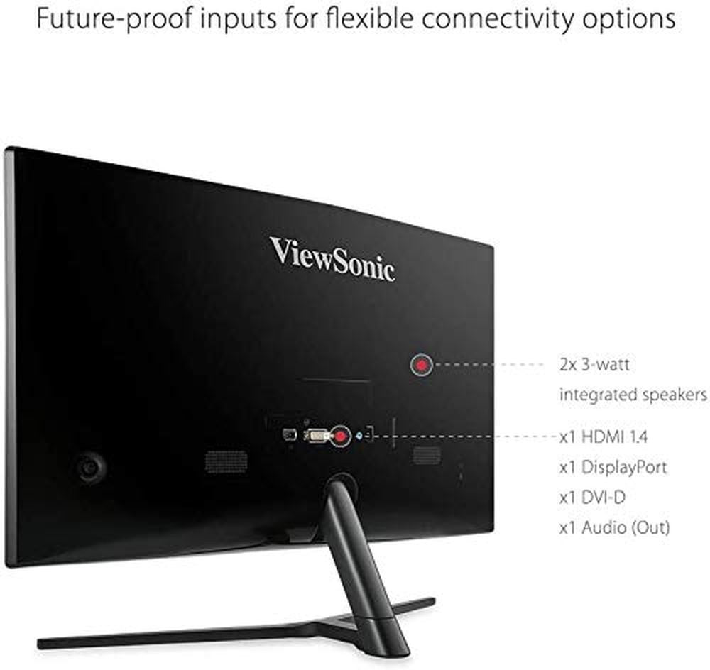 VIEWSONIC VX2458-C-Mhd 24 Inch FHD VA Panel 144Hz 1MS AMD Freesync Curved Gaming Monitor - 3