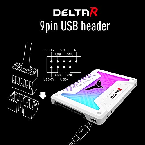 TEAM Group T-Force Delta R RGB 500GB 2.5 SATA SATA 3 Solid State Drive (SSD) - 3