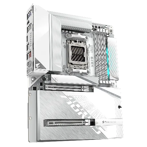 GIGABYTE X870 AORUS Stealth ICE AMD AM5 Motherboard – TechCure India