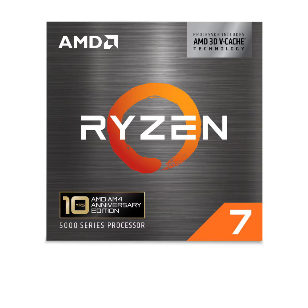AMD Ryzen 7 5800X3D 5th generation 10th Anniversary Edition Processor ( 4.5 GHz / 8 Cores / 16 Threads ) – TechCure India