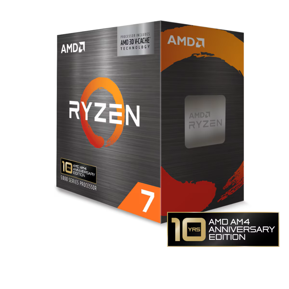 AMD Ryzen 7 5800X3D 5th generation 10th Anniversary Edition Processor ( 4.5 GHz / 8 Cores / 16 Threads ) – TechCure India