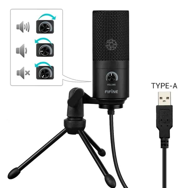 FIFINE K669B USB Microphone Condenser - 2