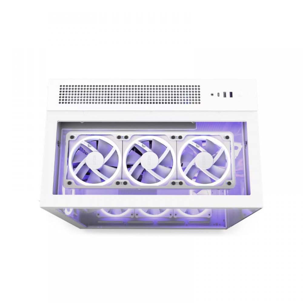 NZXT H9 ELITE MID-TOWER ATX CABINET WHITE CM-H91EW-01 – TechCure India