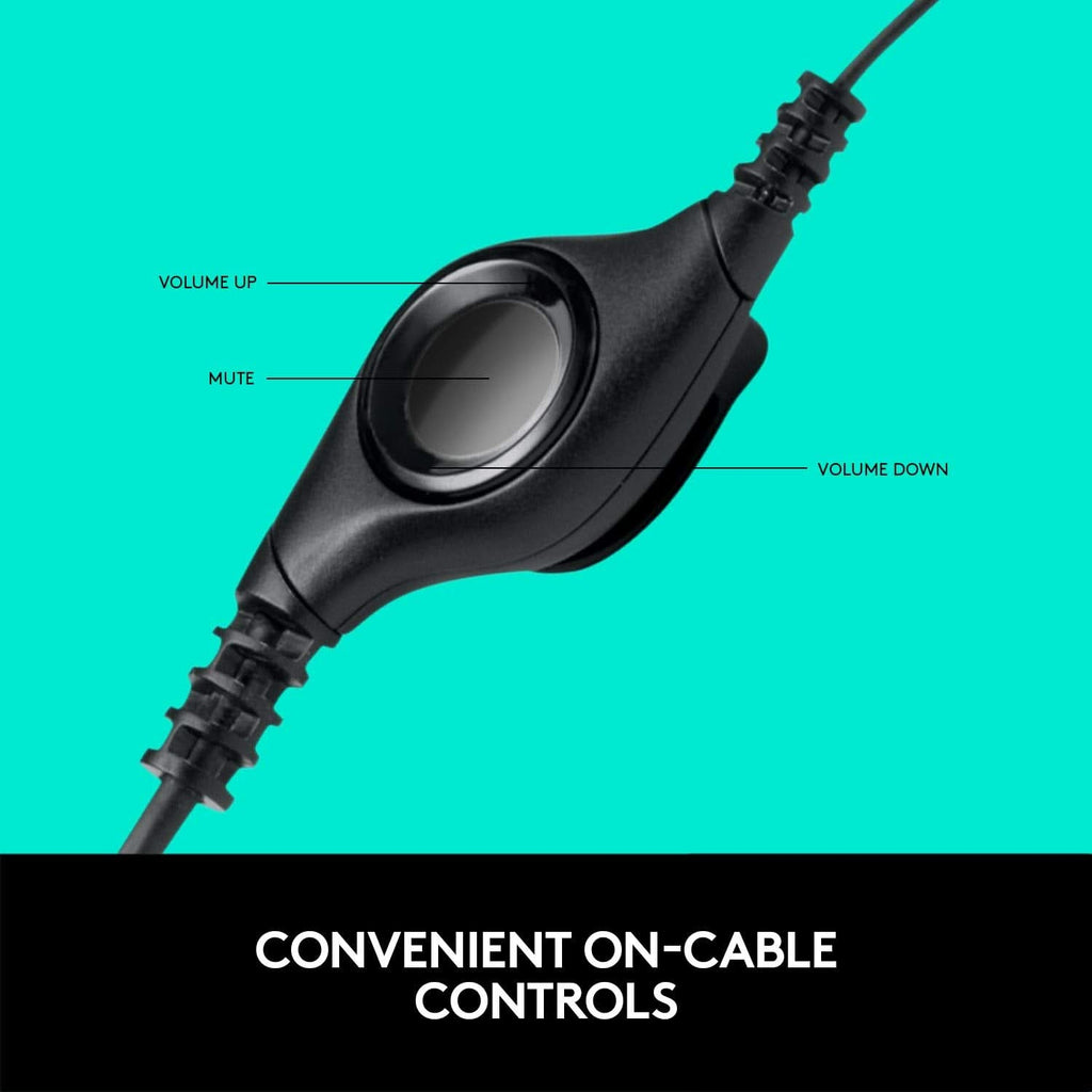 LOGITECH HEADPHONE H-390 – TechCure India