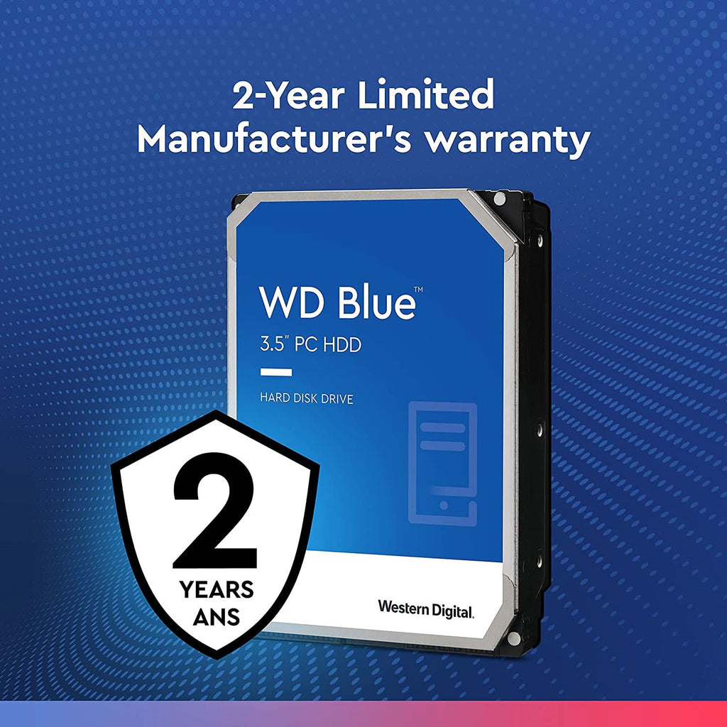 WESTERN DIGITAL 4TB BLUE WD40EZZX INTERNAL SATA HARD DRIVE – TechCure India