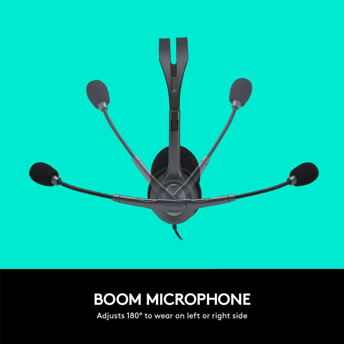 LOGITECH H111 WIRED HEADPHONES WITH MIC – TechCure India
