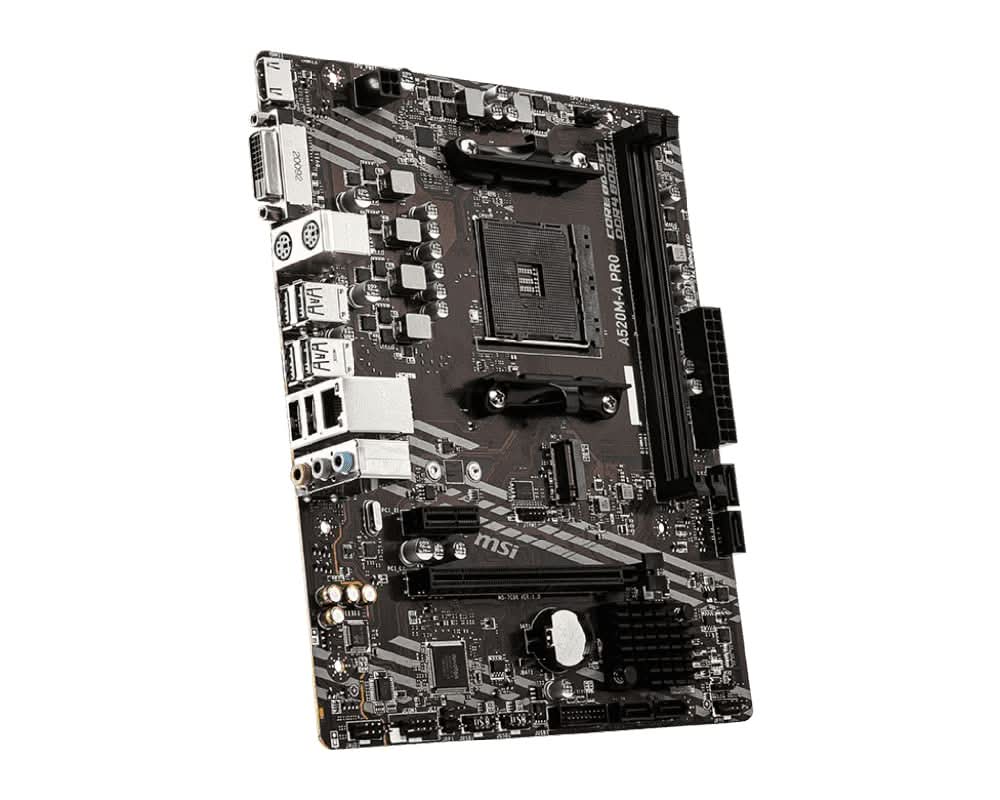 MSI PRO A520M-A AMD AM4 MOTHERBOARD – TechCure India