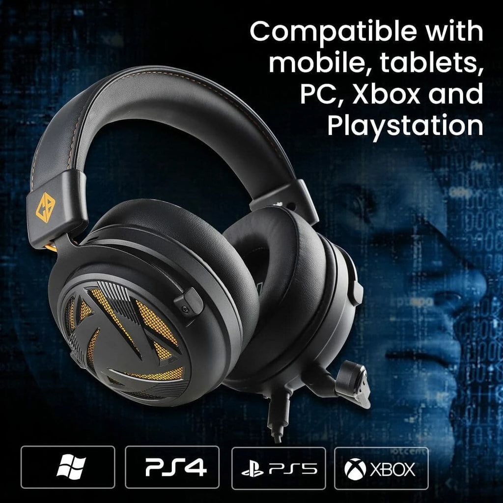 COSMIC BYTE Equinox Neutrino Wired Stereo Gaming Headphone With Mic ( Black ) ( PC/PS4/PS5/Mobile/Xbox ) - 5