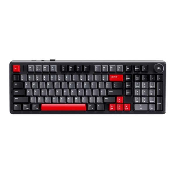 Cybeart Akula 99 - Compact Full Size Wireless RGB Mechanical Keyboard (Signature Edition - Black/Red/Gray) – TechCure India