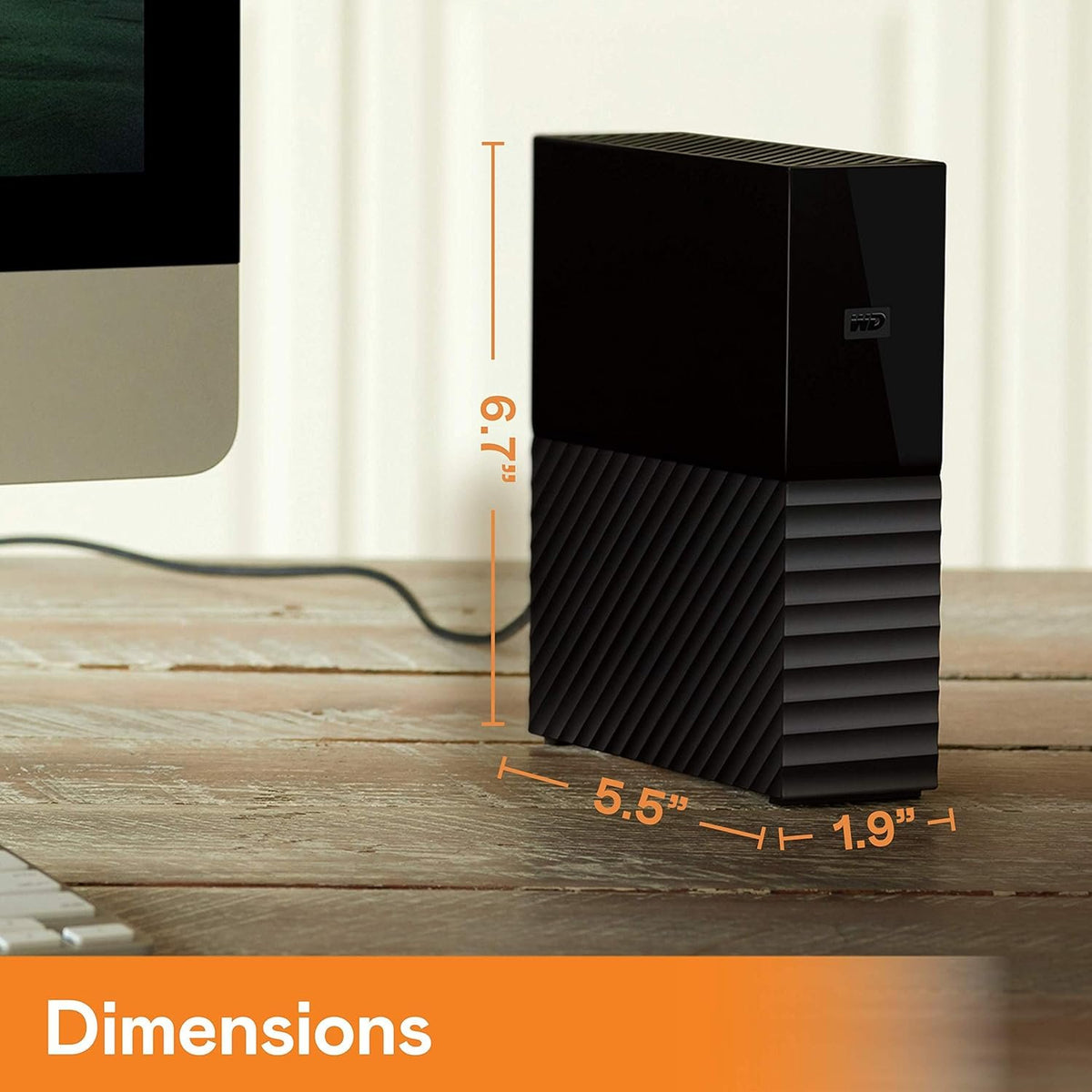 4TB WD My Book 3.5 External Hard Drive – TechCure India