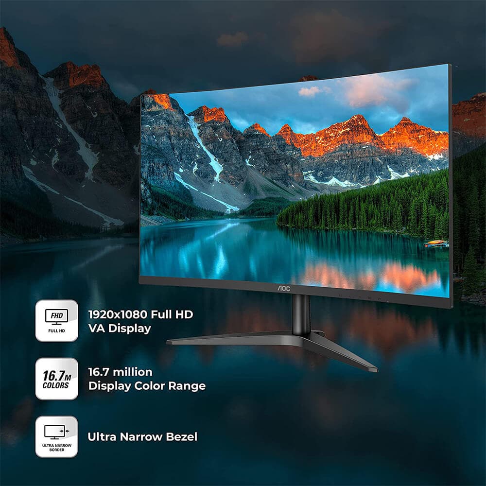 AOC C24B1H 23.6 Inch FHD 60Hz VA Panel 4MS Gaming Monitor - 6
