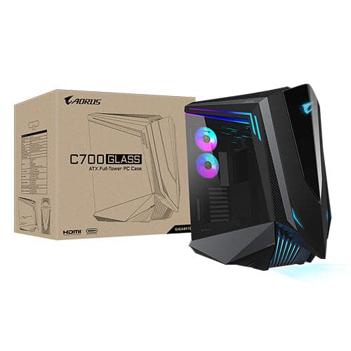 GIGABYTE Aorus C700 Glass ARGB EATX Full Tower Cabinet (Black) - 5
