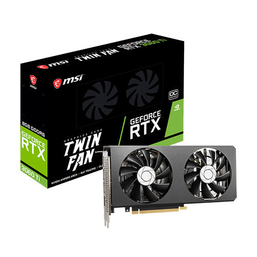 MSI GeForce RTX 3060 TI Twin Fan OC 8GB Nvidia Graphic Card