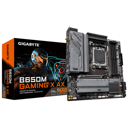GIGABYTE GA-B650M AMD AM5 GAMING X AX DDR5 MOTHERBOARD – TechCure India