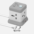 Artis AR-4SS-3USBCB 4 Universal Sockets with 2 USB Ports & 1 USB Type C Port with Circuit Breaker Surge Protector – TechCure India