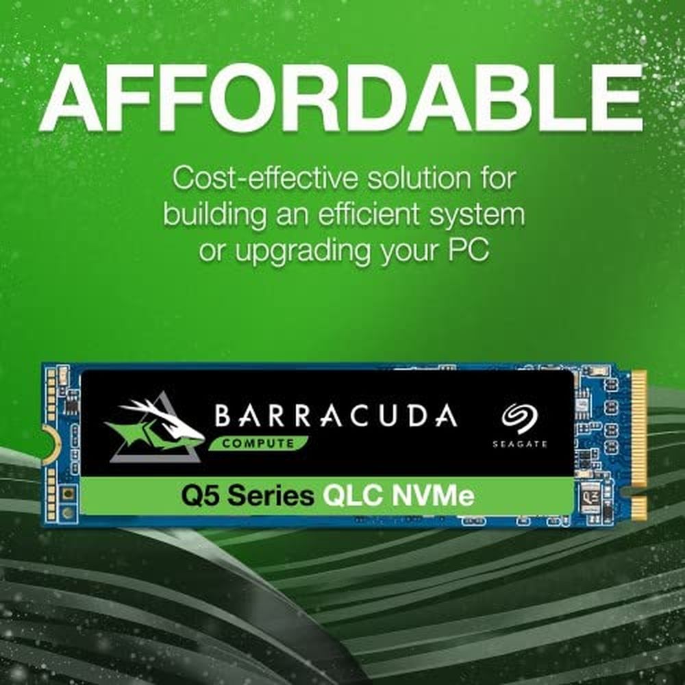 SEAGATE Barracuda Q5 1TB M.2 NVME Gen3 Solid State Drive ( SSD ) - 3