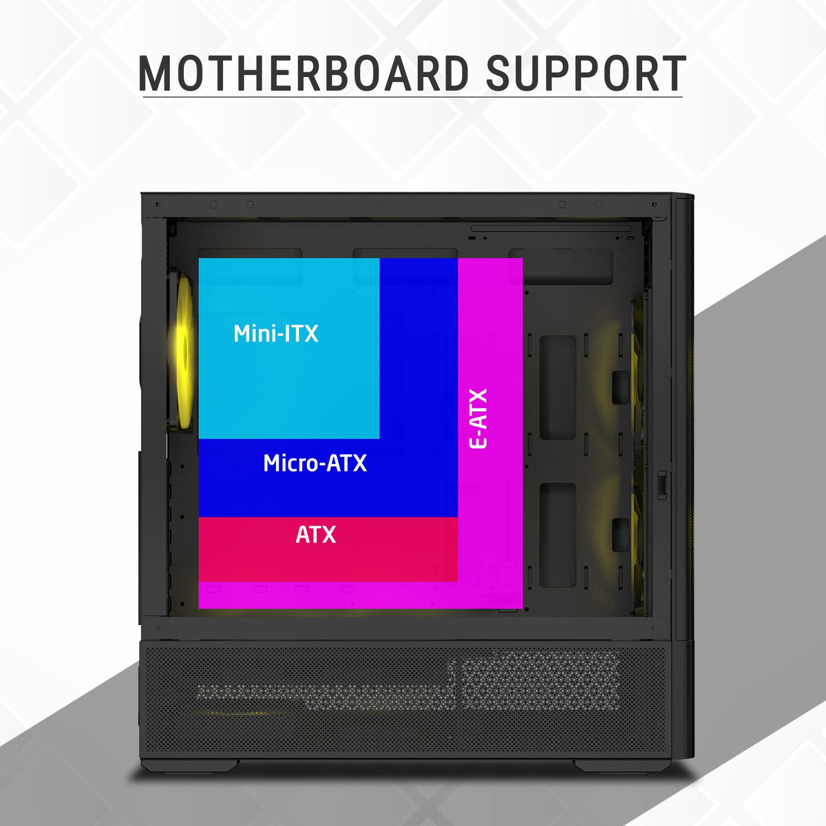 ANT ESPORTS 511 AIR 5F MID TOWER BLACK CABINET – TechCure India