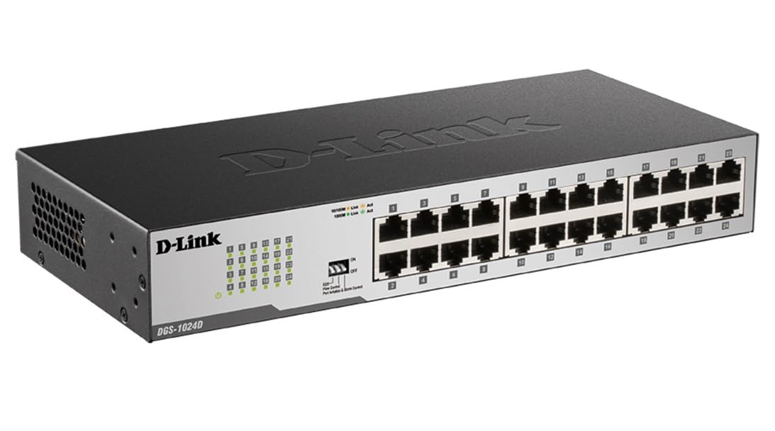 DLINK DGS-1024C 24-PORT GIGABIT SWITCH – TechCure India