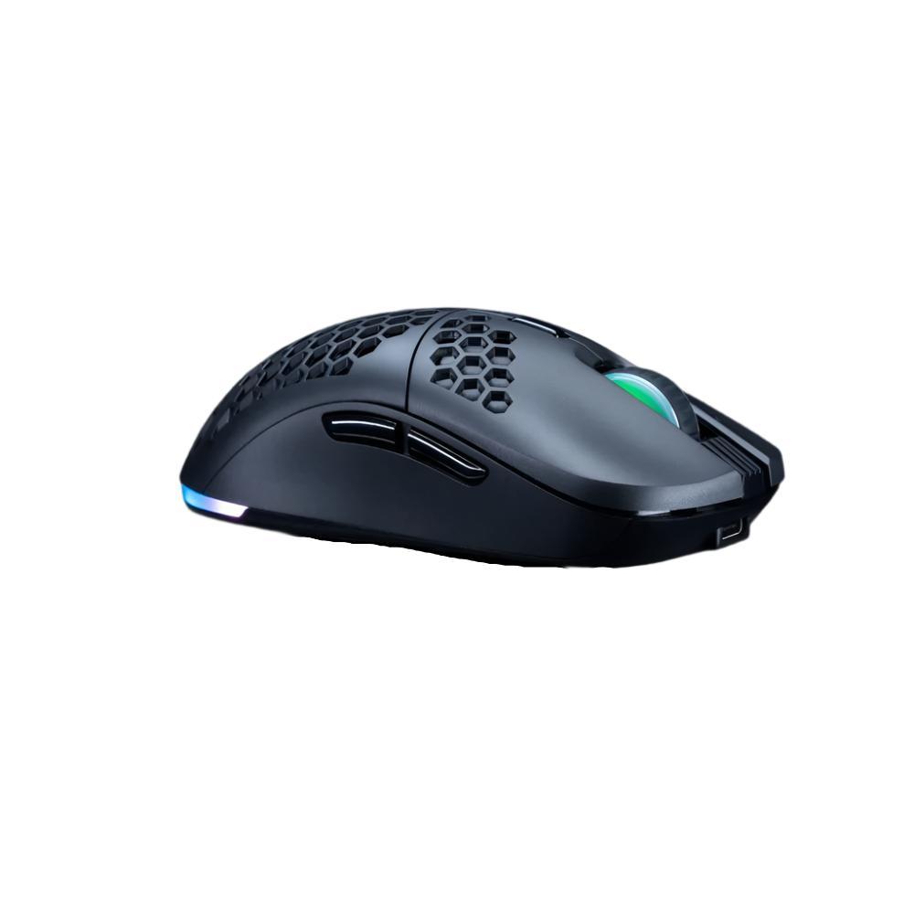 COSMIC BYTE Kilonova 3335IC Wireless + Wired Ergonomic Gaming Mouse ( 16000DPI / 6 Macro Buttons ) ( Black ) - 3