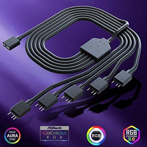 COOLER MASTER 1-To-5 ARGB Splitter Cable - 2
