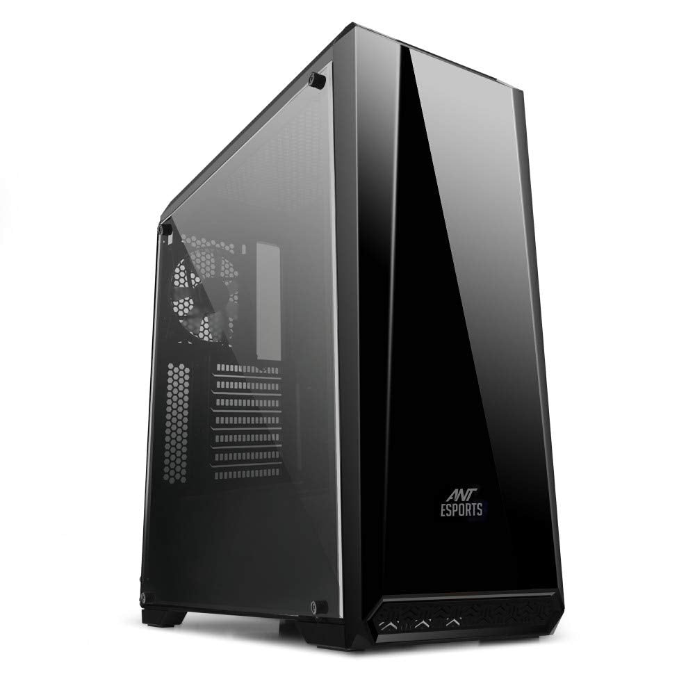 ANT ESPORTS ICE-100TG ATX Mid Tower Cabinet (Black) - 2