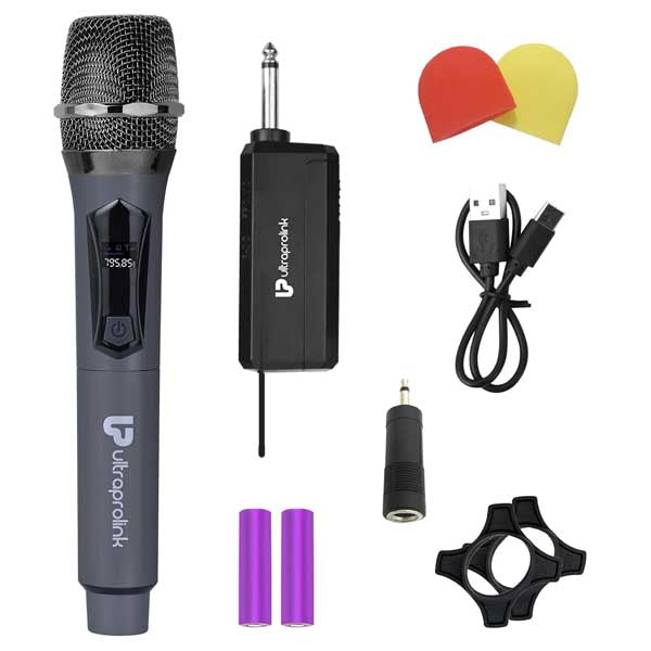 UltraProlink Unplug Convert Wired Dynamic Mic into a Wireless Mic (UM1195-1) – TechCure India