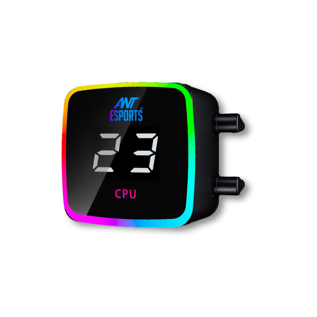 ANT ESPORTS ICE FLOW 240MM AIO LIQUID COOLER ARGB BLACK – TechCure India