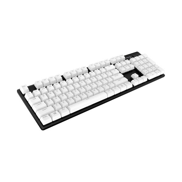 HyperX PBT Keycaps Full Key Set, Double Shot PBT Material, English (US) Layout, 104 Keys (White) – TechCure India