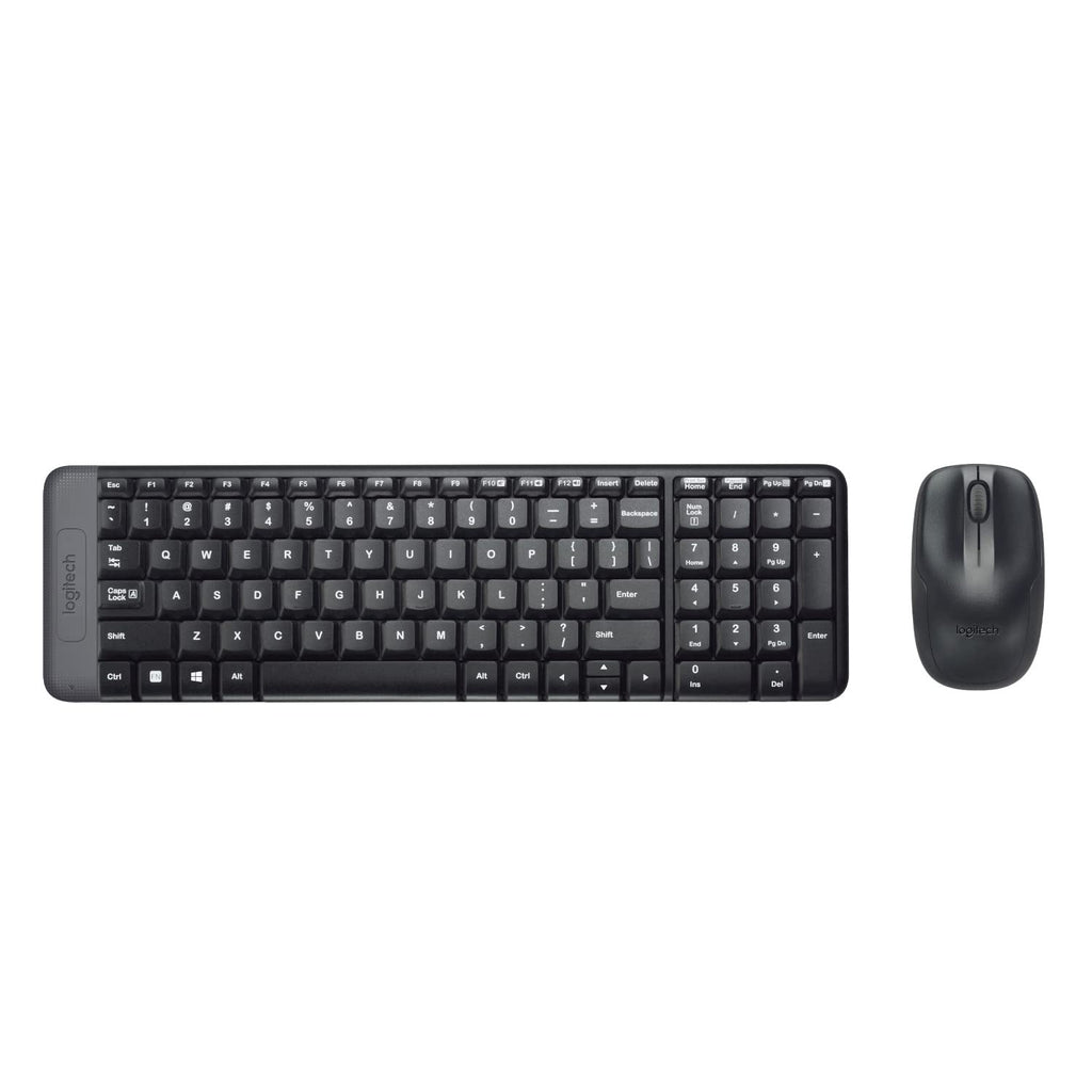 LOGITECH MK220 COMPACT WIRELESS KEYBOARD AND MOUSE COMBO – TechCure India