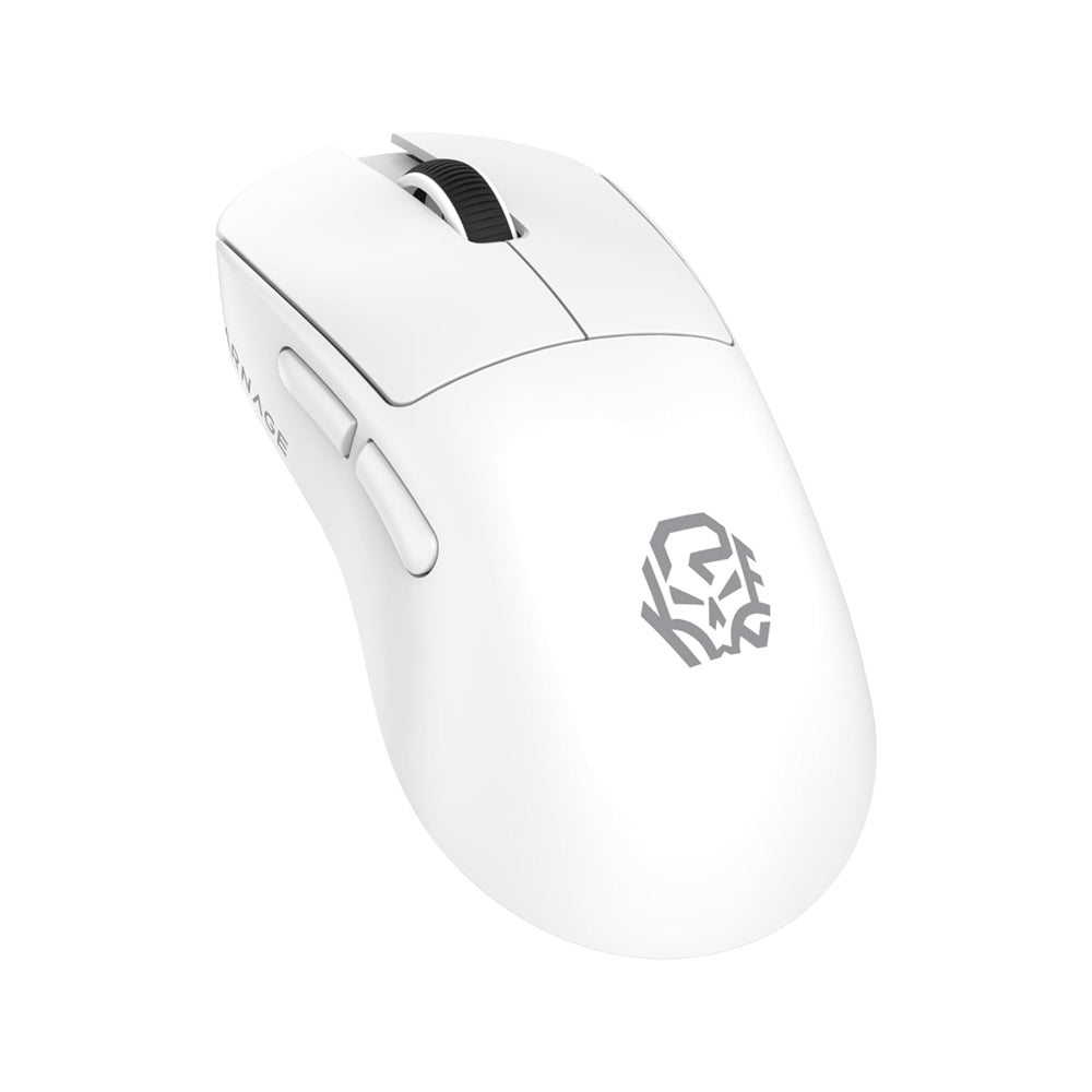 KARNAGE Blink Tri-Mode RGB Wireless Ergonomic Gaming Mouse ( KNG-BW-81-WH ) ( 16000DPI / 6 Macro Buttons ) ( White ) – TechCure India