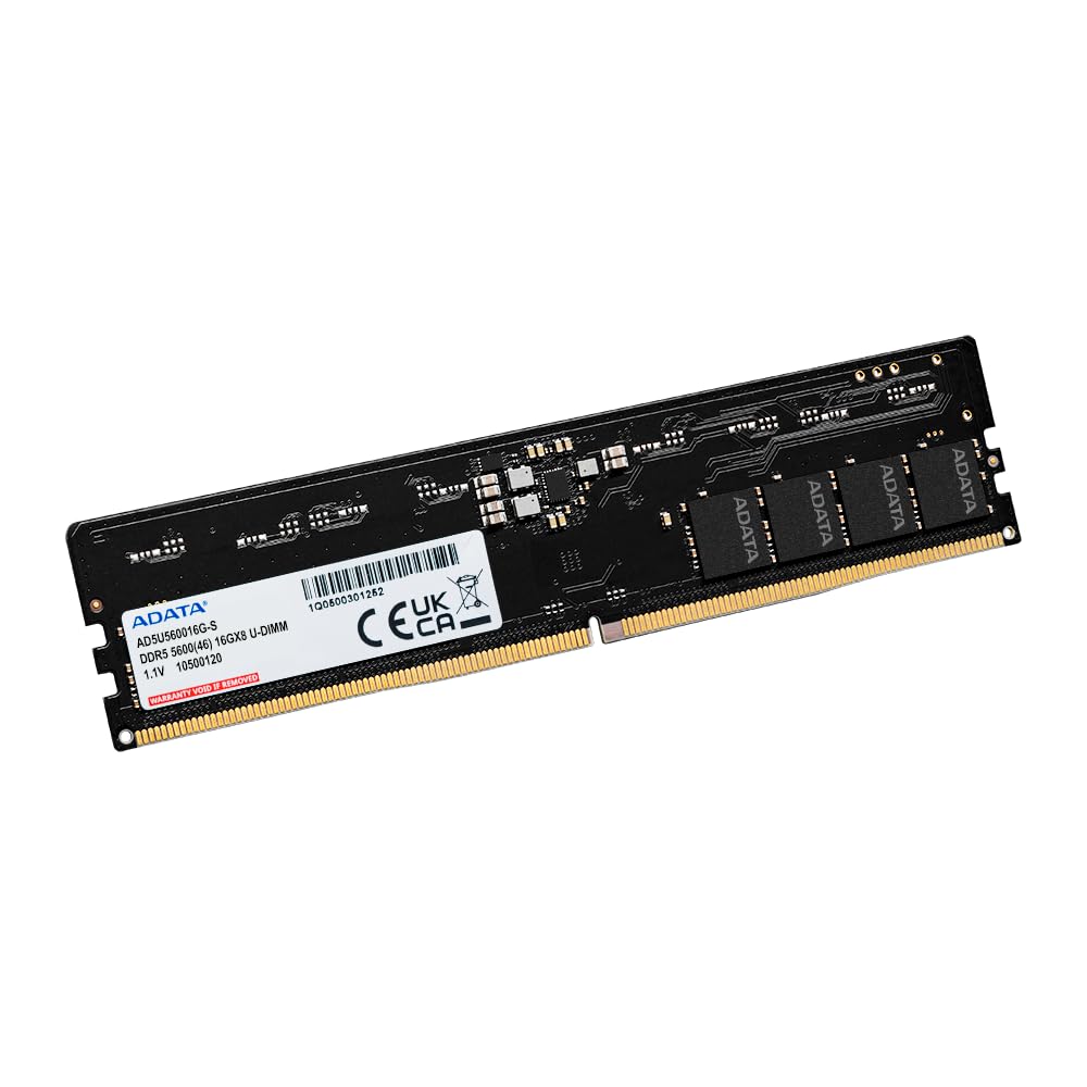 ADATA 16GB 5600MHZ U-DIMM DDR5 DESKTOP RAM - AD5U560016G-S – TechCure India