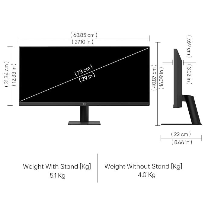 LG 29U511A 29 Inch UltraWide WFHD IPS Monitor – TechCure India