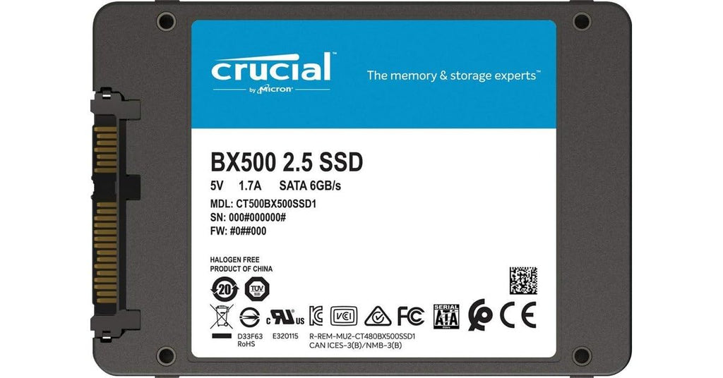CRUCIAL BX500 500GB SATA 2.5-INCH SSD CT500BX500SSD1 – TechCure India