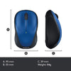 LOGITECH M235 Wireless Ambidextrous Gaming Mouse ( 1000DPI / 3 Macro Button ) ( Black ) - 5
