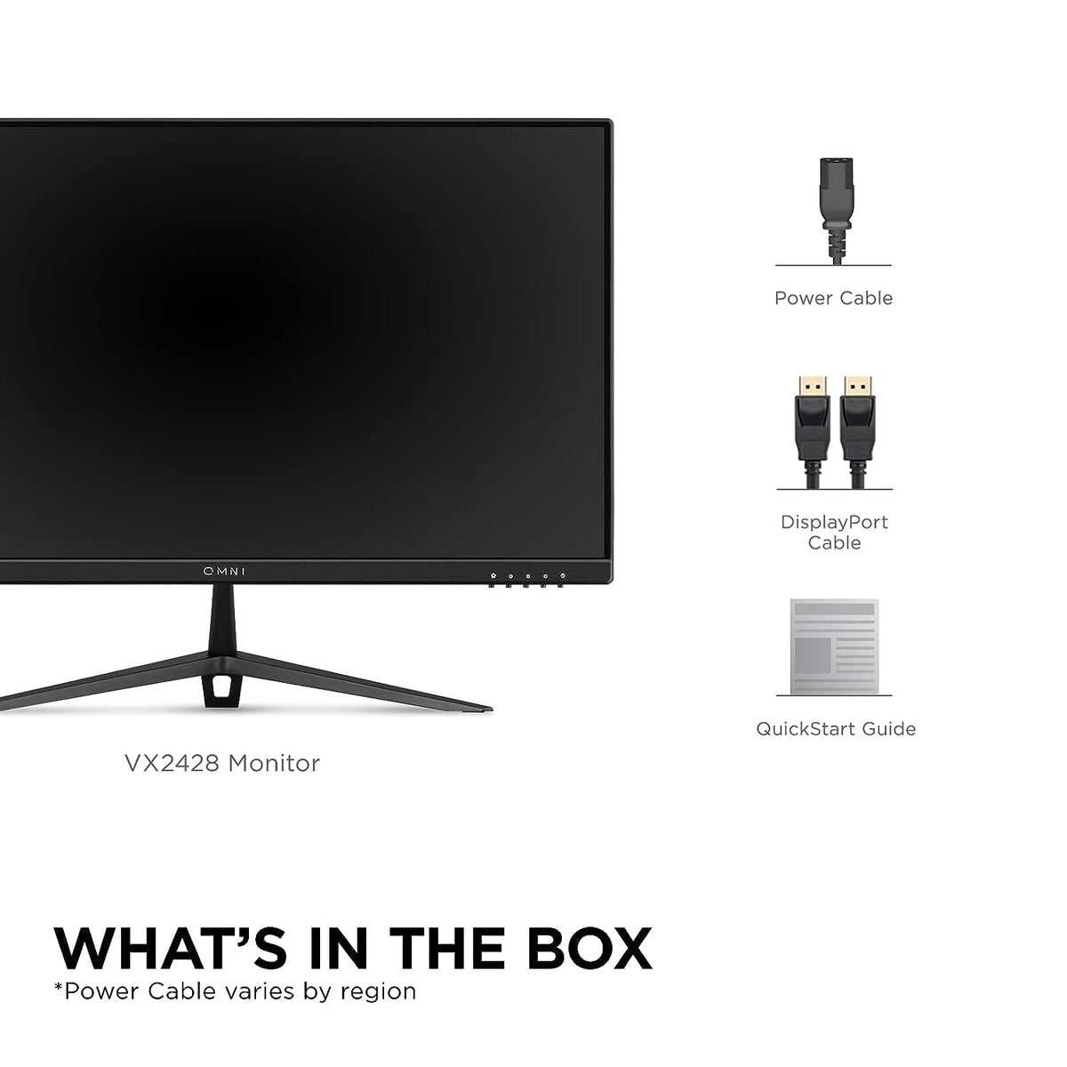 VIEWSONIC VX2428 24 Inch FHD 180Hz IPS Panel 104% SRGB 0.5MS AMD Freesync IPS Gaming Monitor – TechCure India
