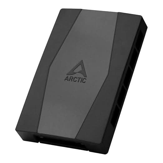 ARCTIC Case Fan Hub - 10-fold PWM Fan Distributor with SATA Power - Black – TechCure India