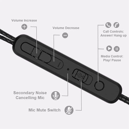 CLAW G13 Triple Driver Wired in Ear Earphones Gaming Earphones (Black) - 6