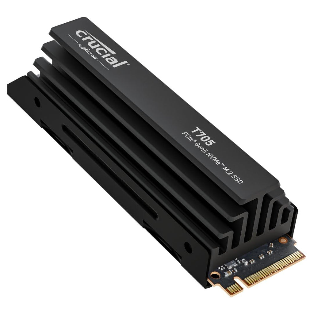 CRUCIAL T705 1TB PCIE GEN5 NVME M.2 SSD WITH HEATSINK CT1000T705SSD5 – TechCure India