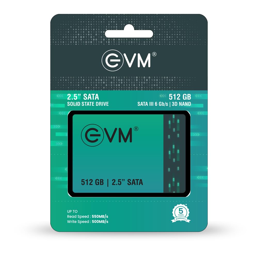 EVM 512GB INTERNAL SATA SSD EVM25/512GB – TechCure India