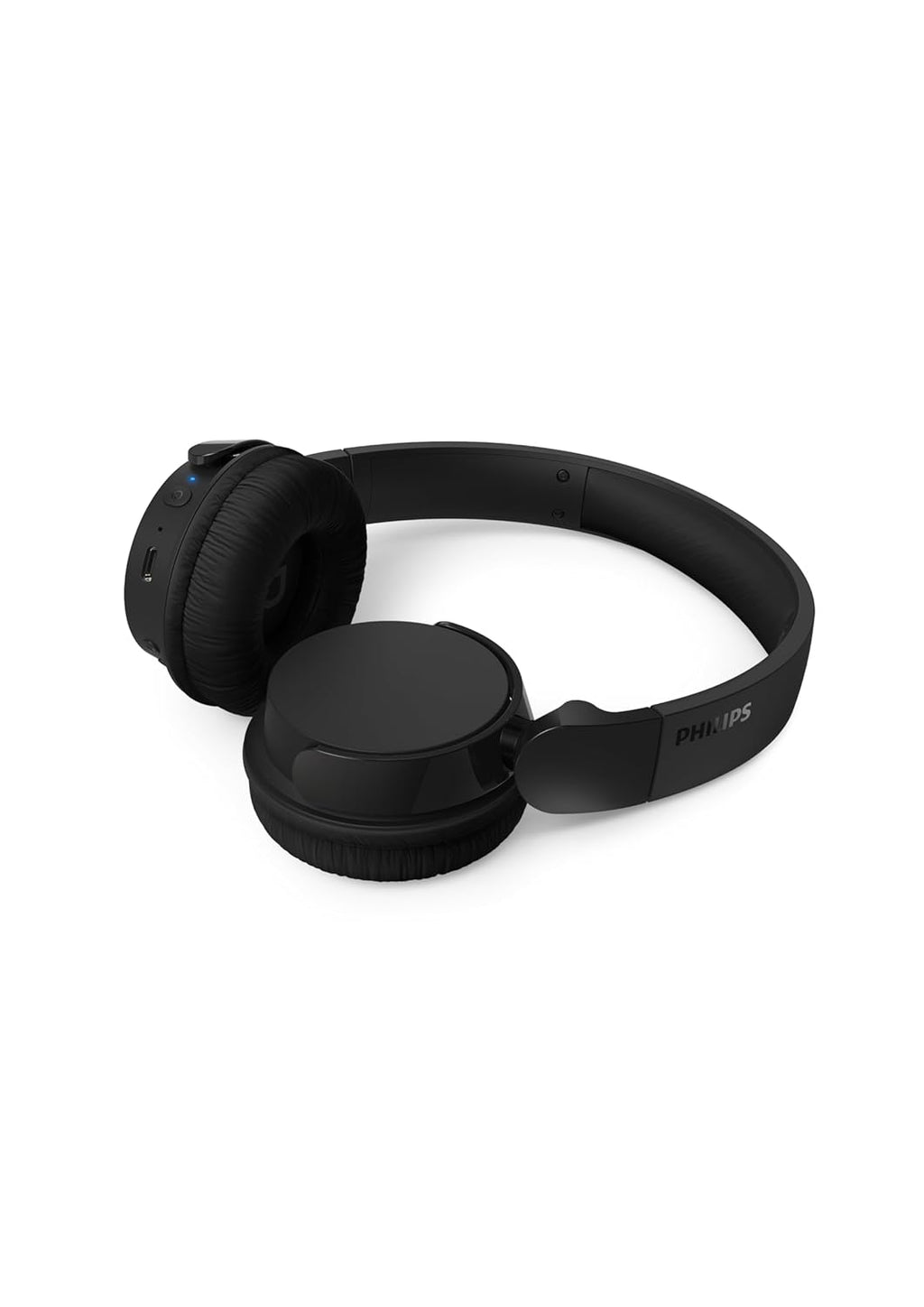 PHILIPS AUDIO TAH4209BK/00 BLUETOOTH HEADPHONES,LIGHTWEIGHT AND FOLDABLE DESIGN, 32MM NEODYNAMIC DRIVERS, 55H PLAYTIME, USB TYPE-C FAST CHARGING, BUILT-IN MIC FOR SMARTPHONE, LAPTOP, TABLET (BLACK) – TechCure India