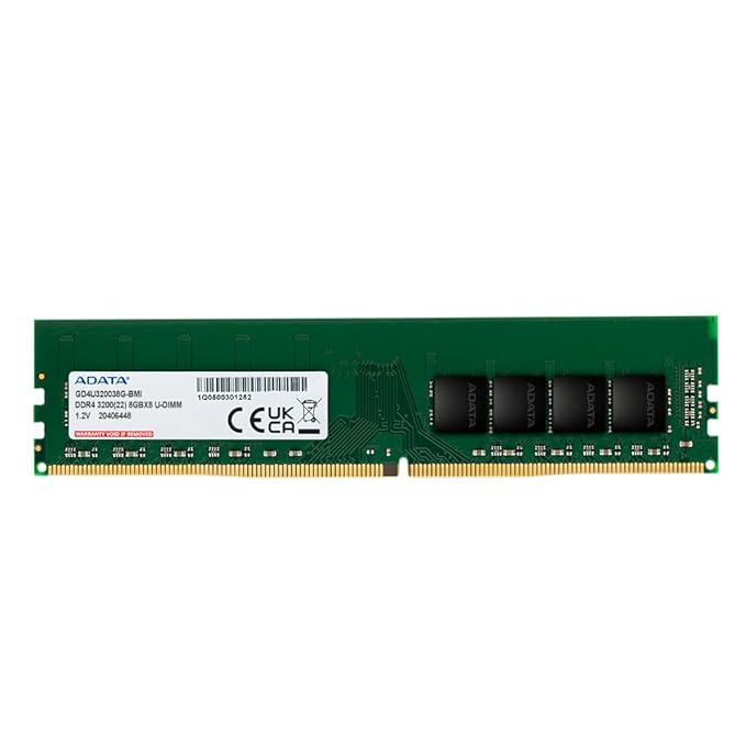 ADATA 8GB PREMIER DDR4 3200 U-DIMM MEMORY (AD-AD4U32008G22-SGN) – TechCure India