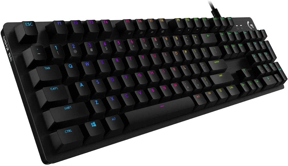 LOGITECH G 512 RGB BACKLIT MECHANICAL WIRED GAMING KEYBOARD WITH GX BLUE – TechCure India